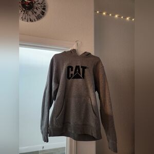 CAT Men's Gray Hoodie